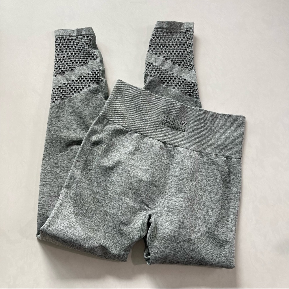 VS PINK Seamless Leggings - Green Marl